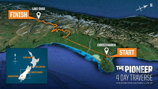 4 Day Traverse map